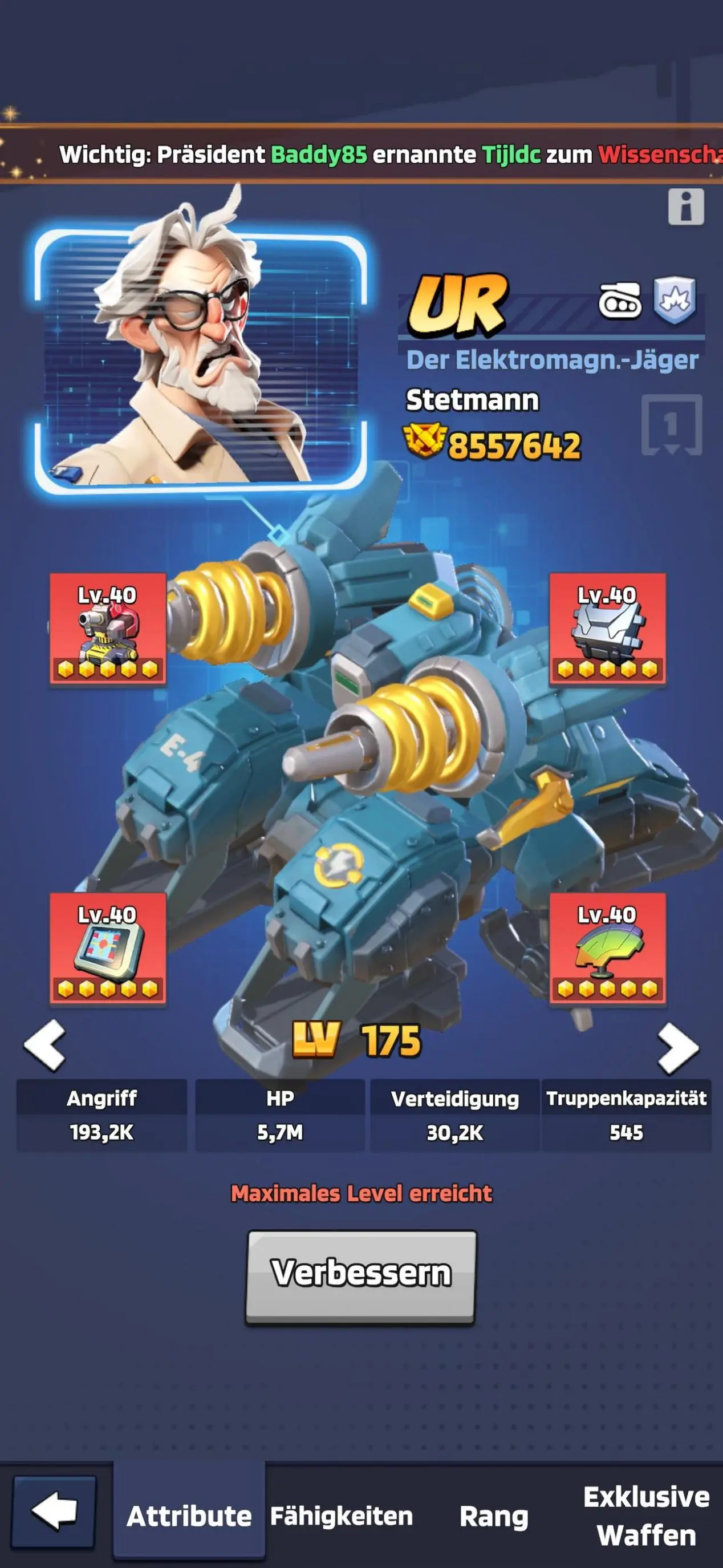 Stetmann's Exclusive Weapon: Shield Damage and Stun Immunity