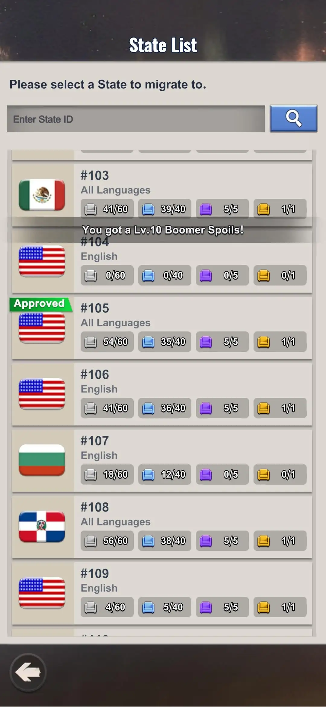 State list