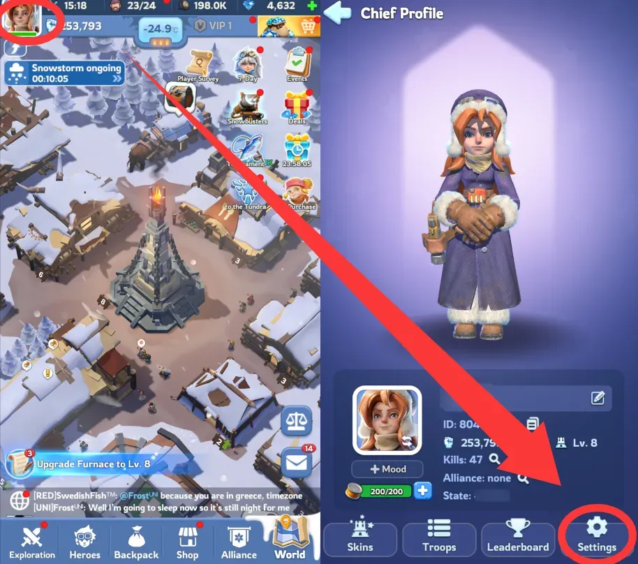 Whiteout Survival Account