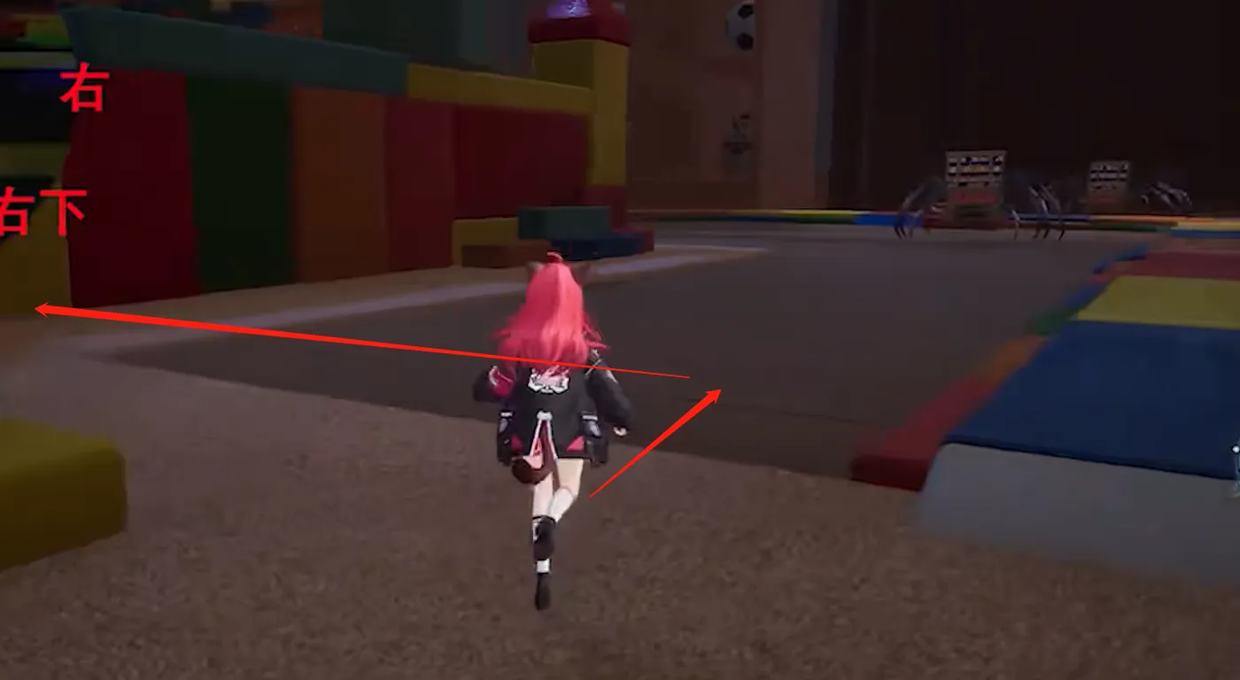 leave through the left side and follow the path to find and open another safe.
