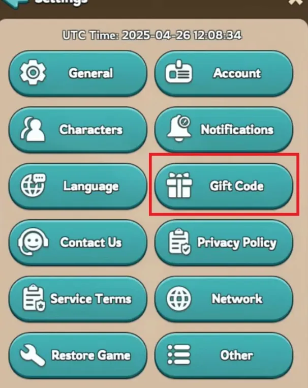 gift code