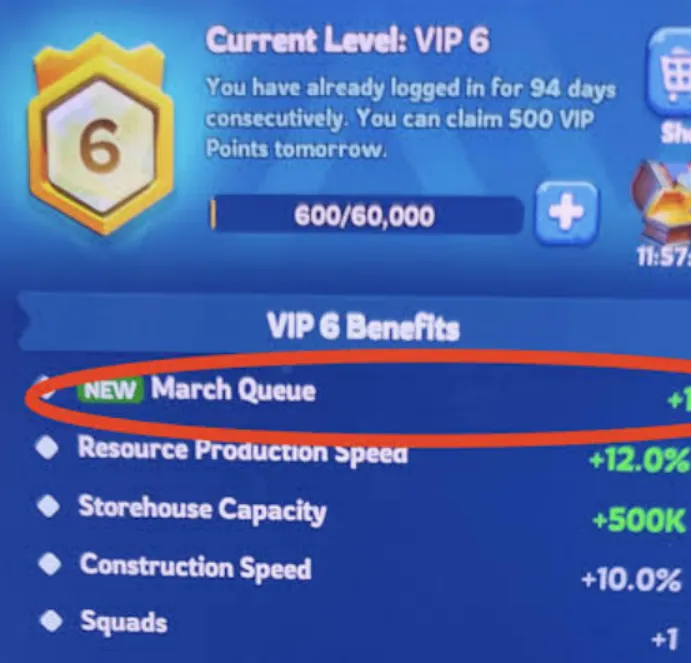Extra March Queue