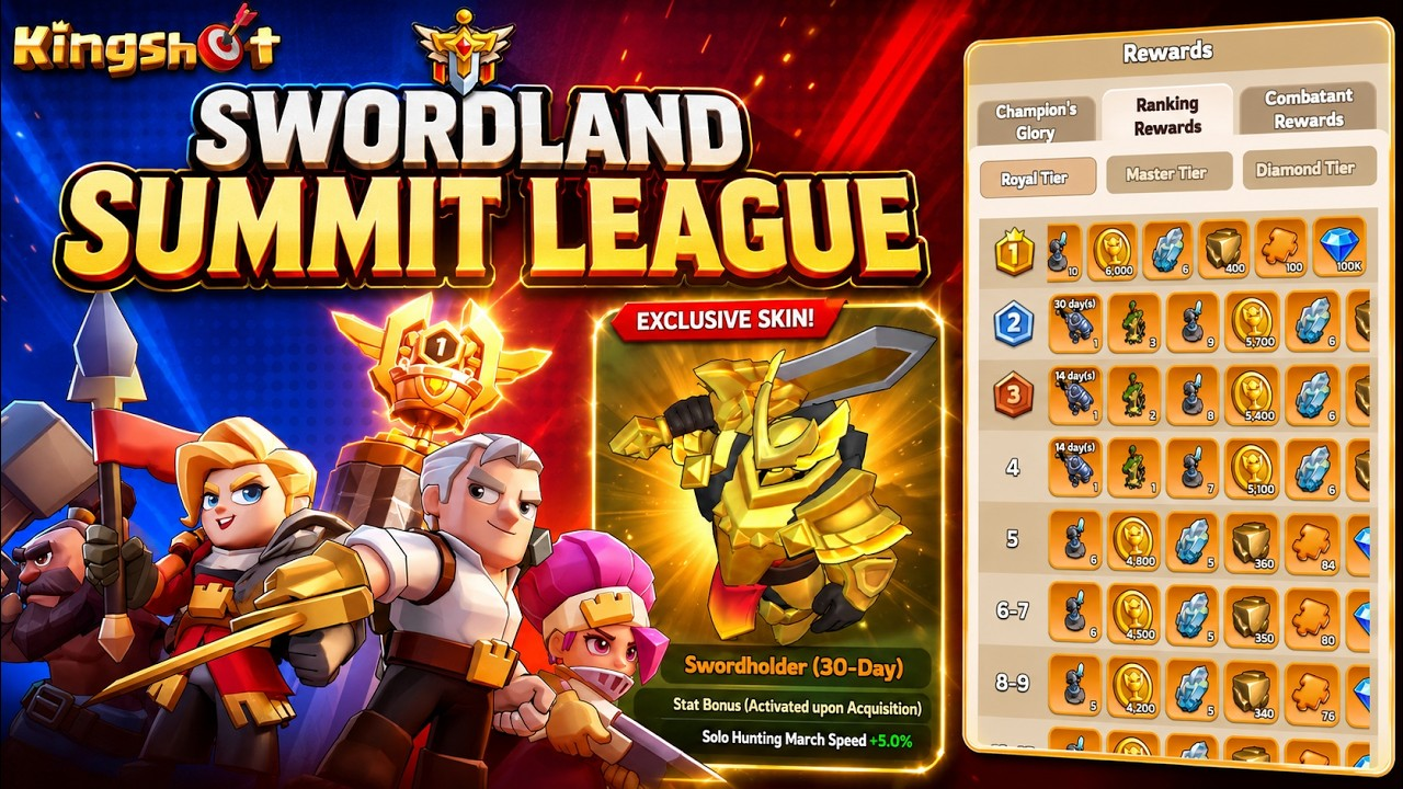 Kingshot Swordland Summit League S1 Reward