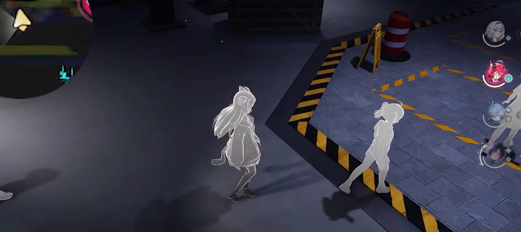 the white shadows' route