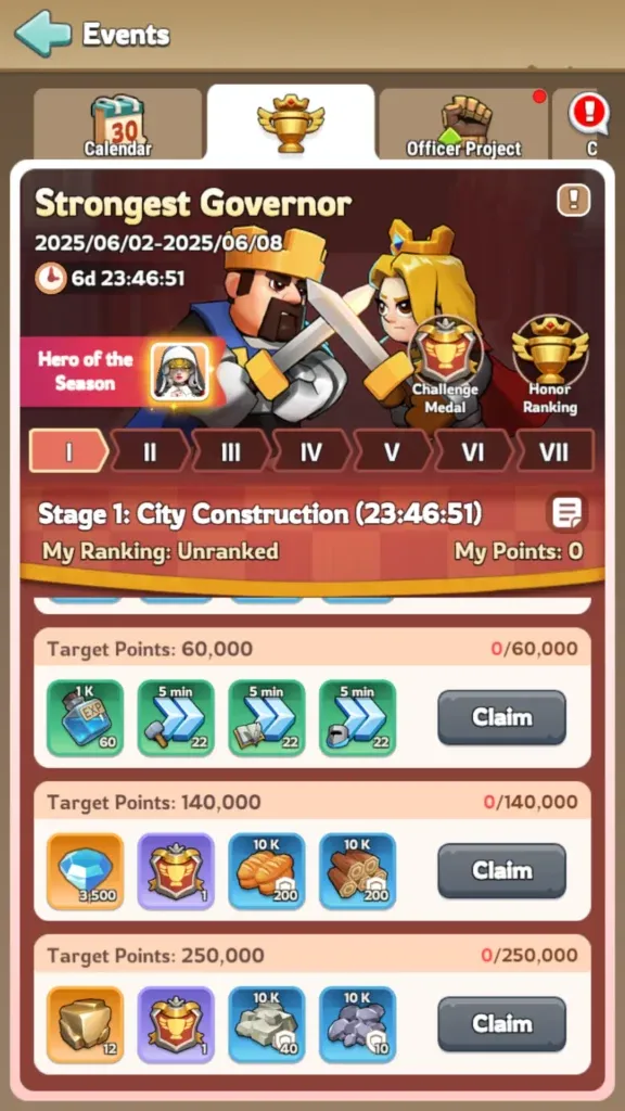 Kingshot Strongest Governor Event