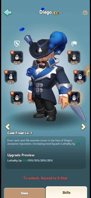 Diego – Infantry Roulette Hero with Dual Utility