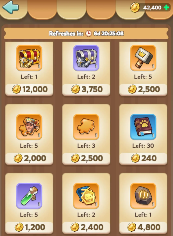 Arena Shop