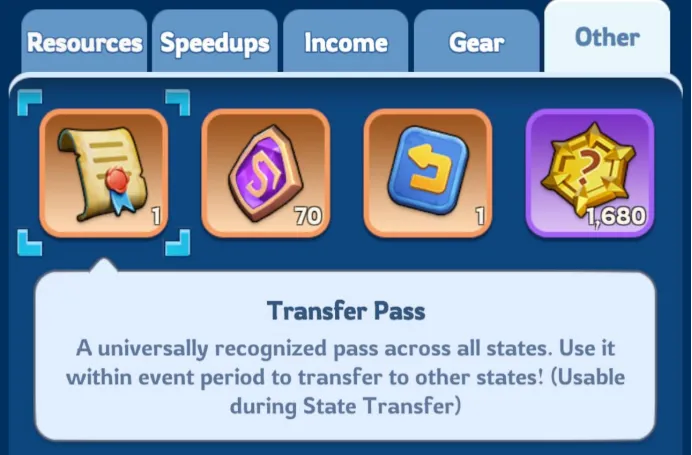 Transfer Passes