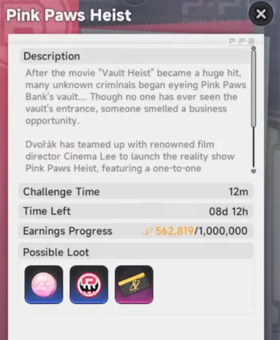 Pink Paw Heist