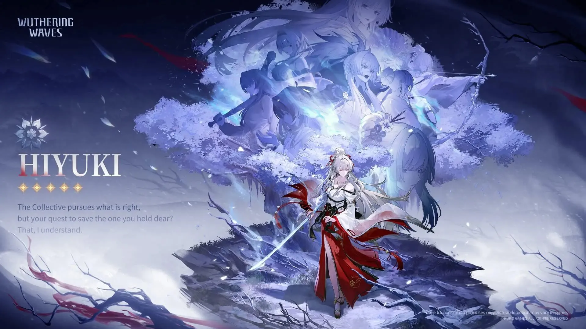 Hiyuki official banner artwork from Wuthering Waves Version 3.3