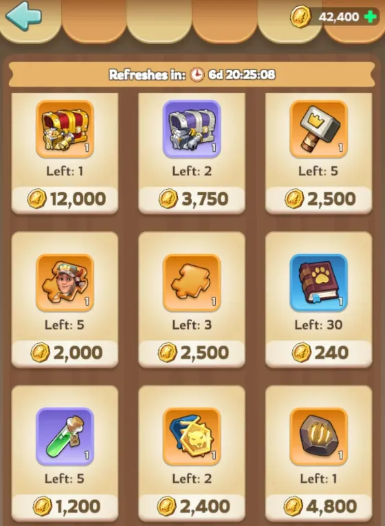Arena Shop