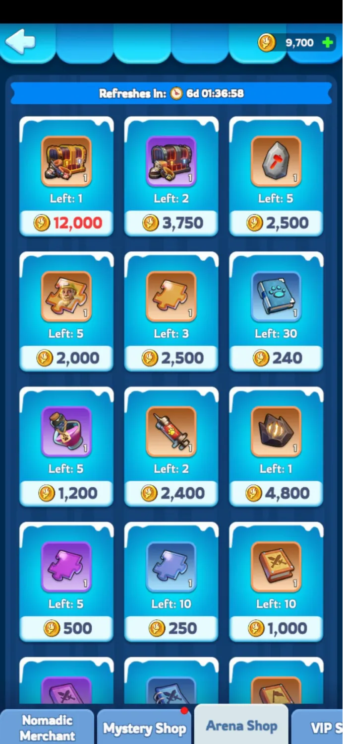 Arena Shop