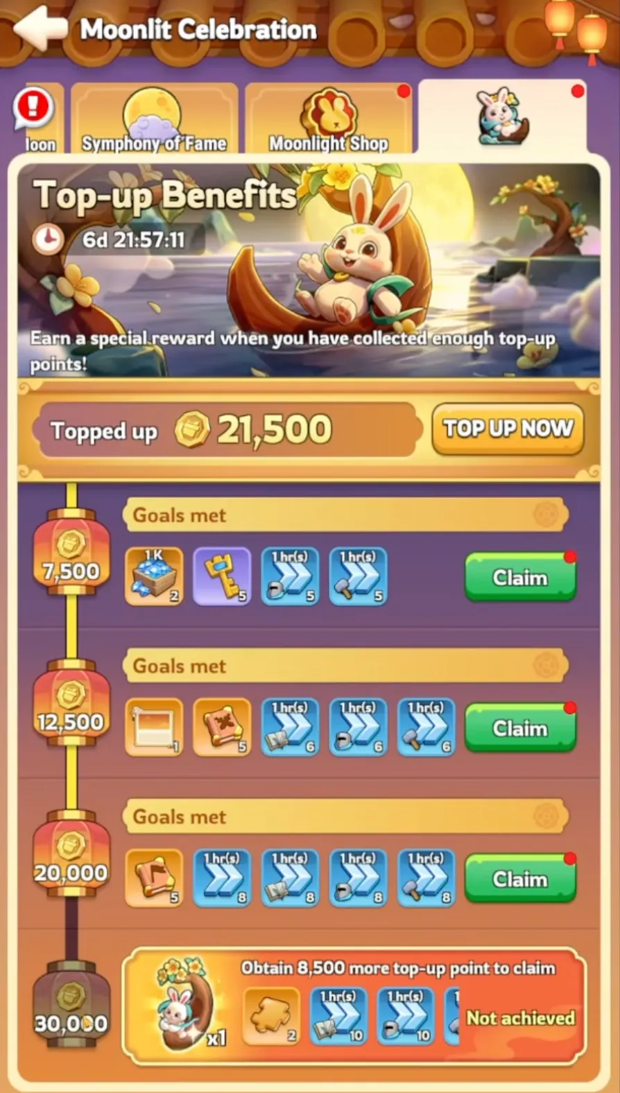 Cumulative Recharge Gift