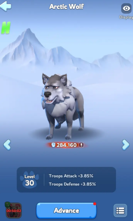 Leveling and Advancement