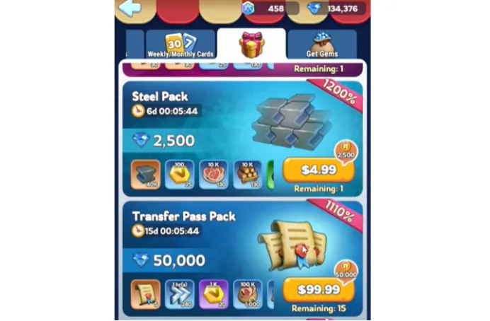 Transfer Passes