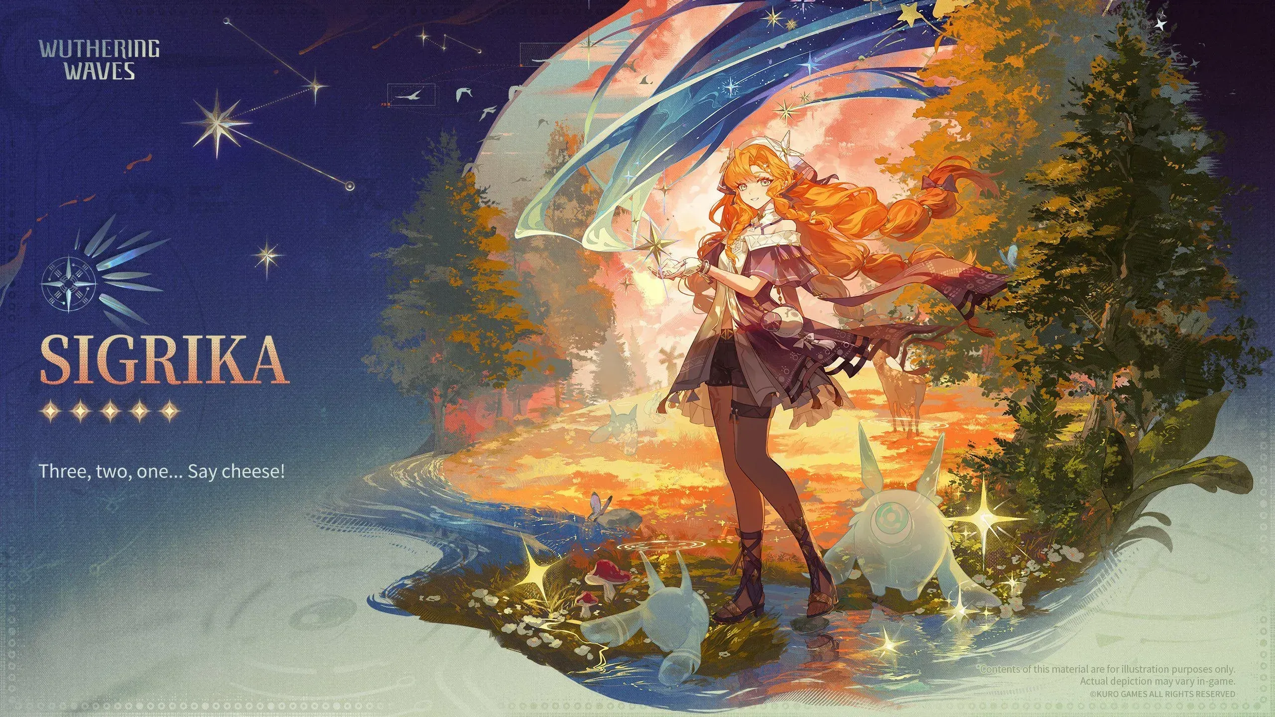 Sigrika official banner artwork from Wuthering Waves Version 3.2