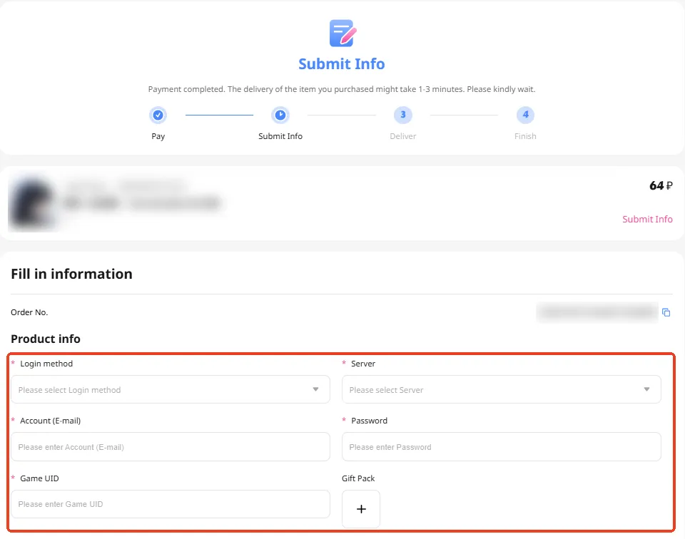 submit wuwa top up info on mone