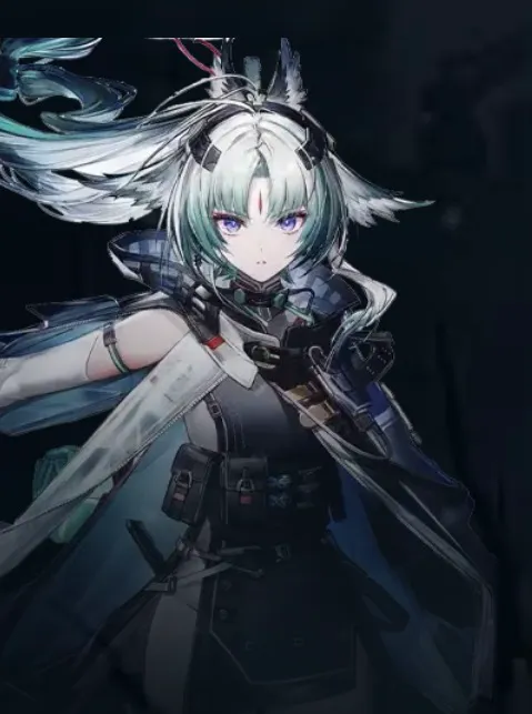 Официальный портрет персонажа Arcane из Arknights: Endfield. На изображении показан внешний вид героини с её характерным костюмом и цветовой палитрой, используемый для идентификации персонажа в руководстве.