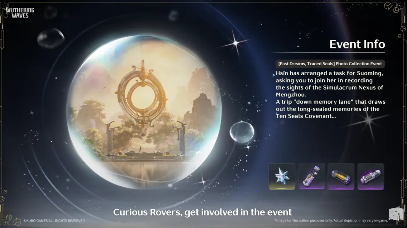 WuWa 3.7 Past Dreams Traced Seals event