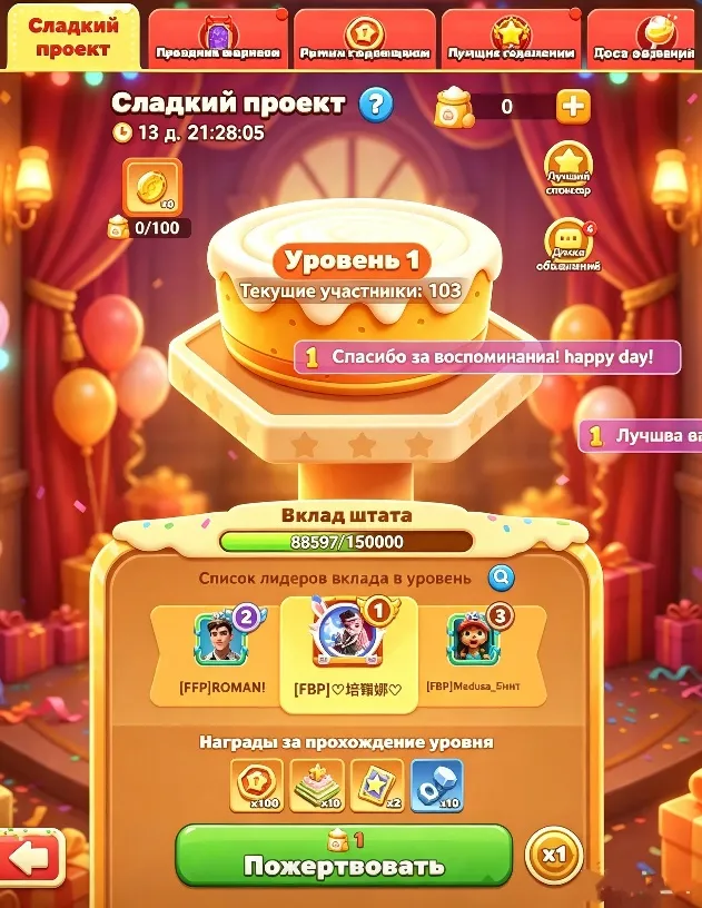 Сладкий проект