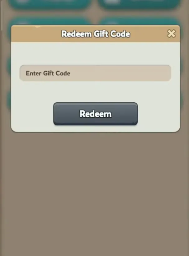 redeem code