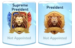 Whiteout Survival Supreme President and President positions after the Sunfire Castle Battle