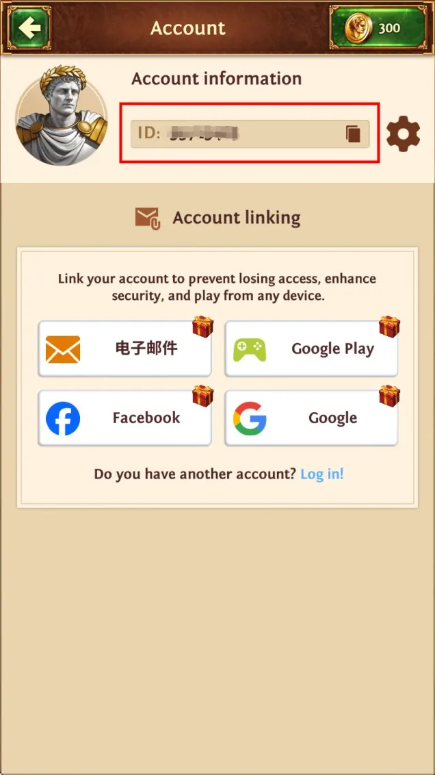 Привязка email к аккаунту Rise of Kingdoms