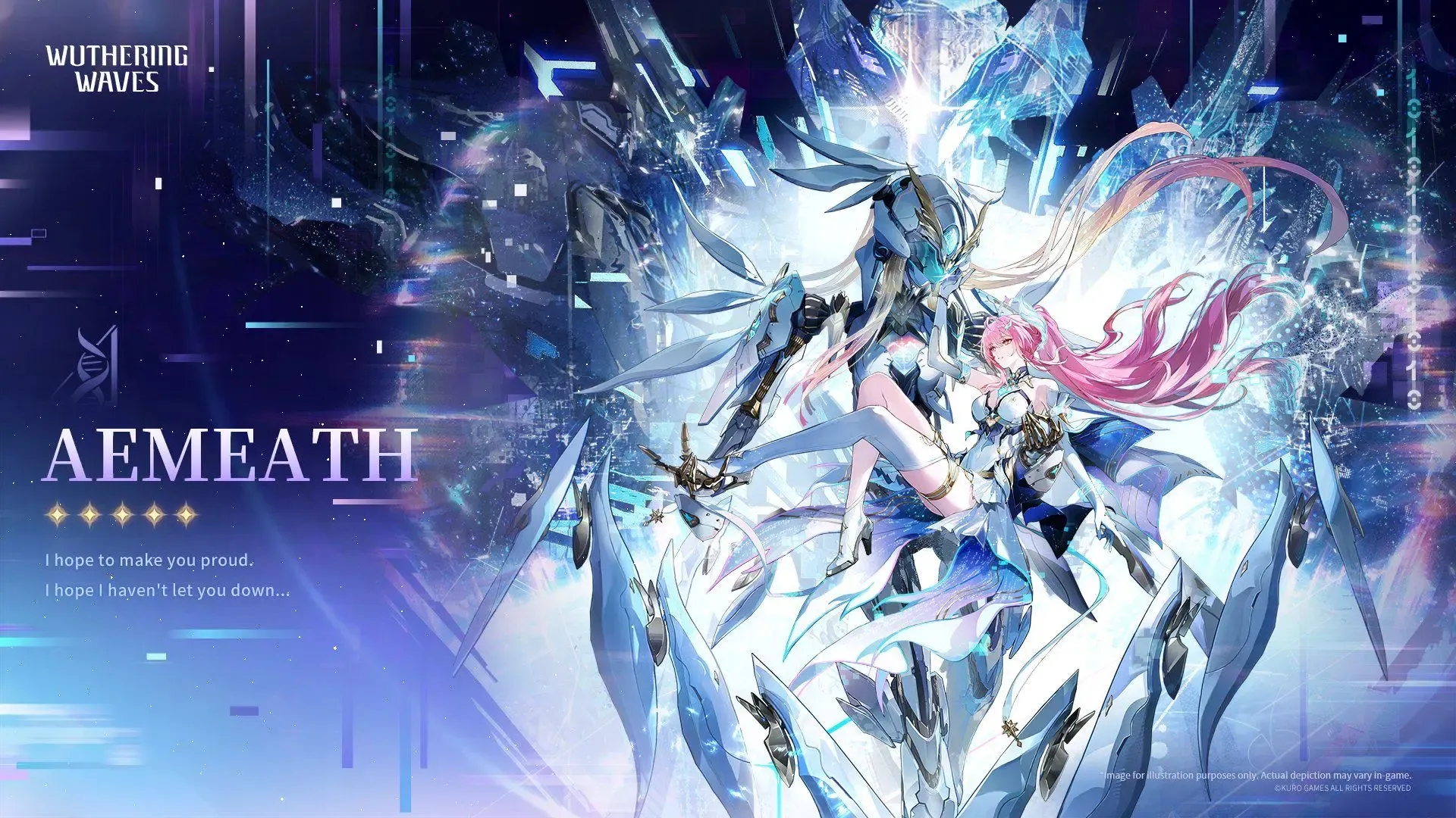 Aemeath official banner artwork from Wuthering Waves Version 3.1