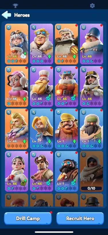 Use the Correct Gathering Hero