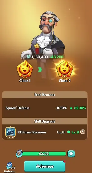 skill upgrade