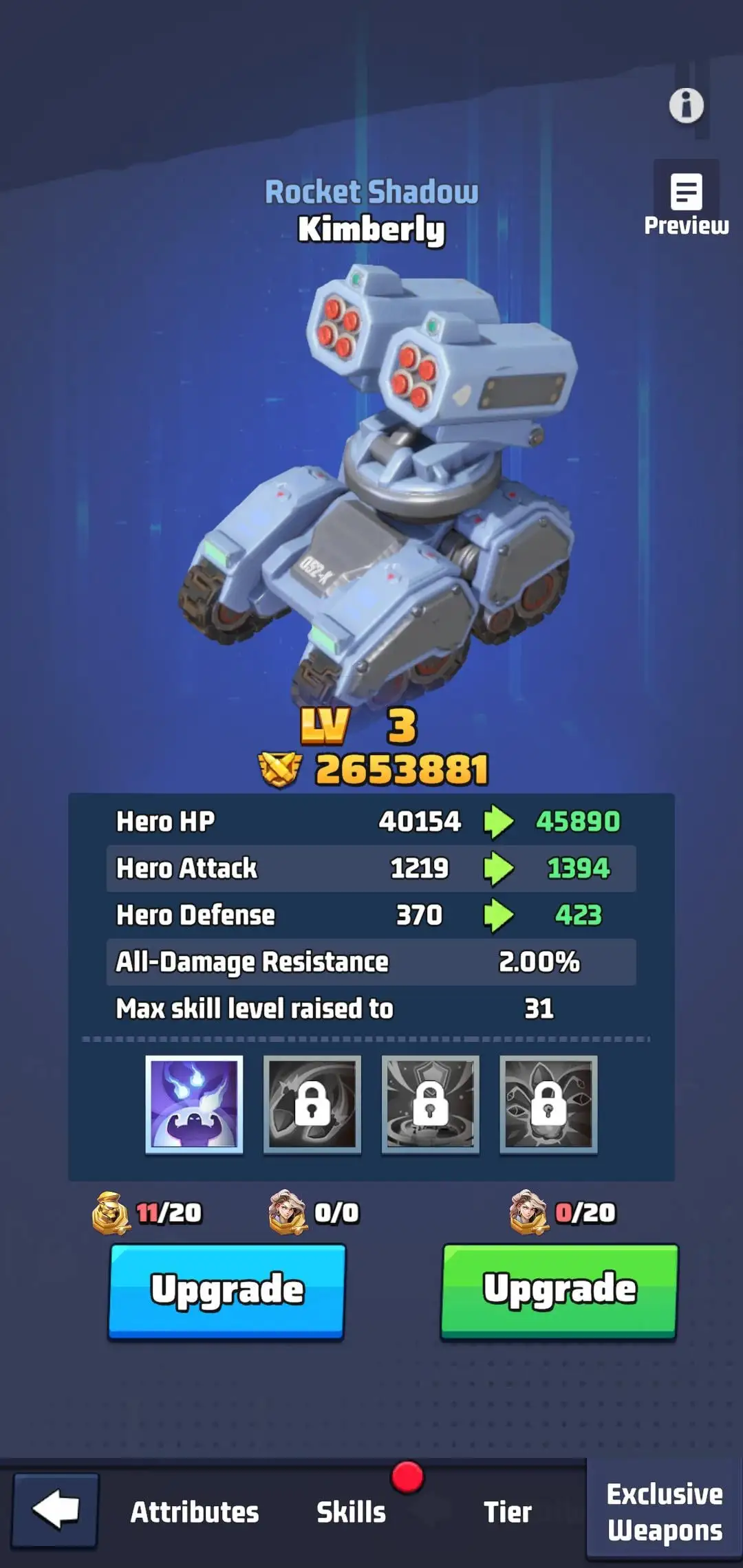 Kimberly's Exclusive Weapon: Tank Damage Amplification